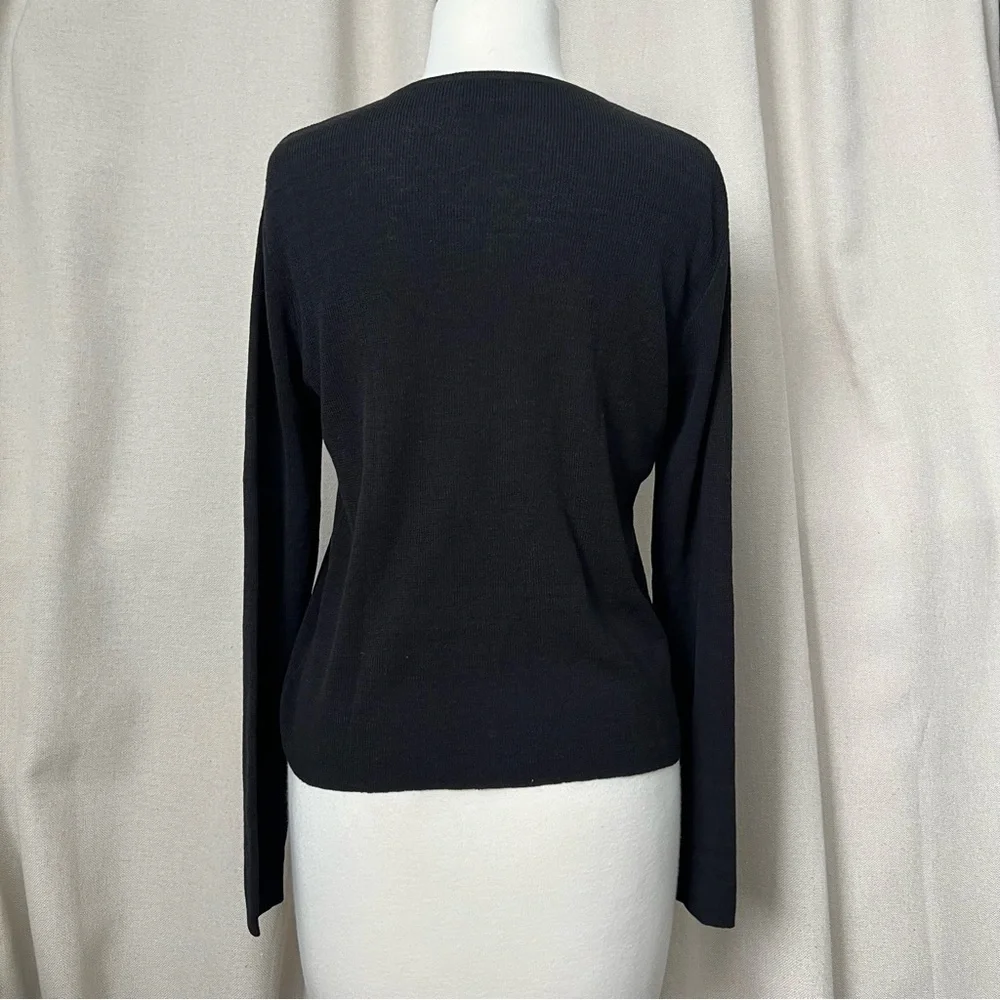 MOSCHINO Jeans Cardigan EU Size 38 US 4 Black